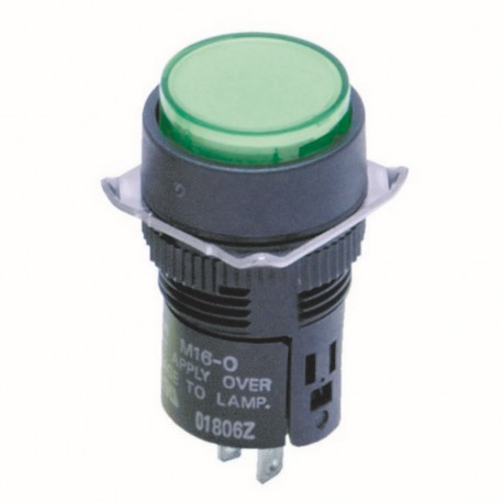 OMRON M16-TG-24D M16-TG-24D M16 7061M M16TG24D OMRON Indicator light round green